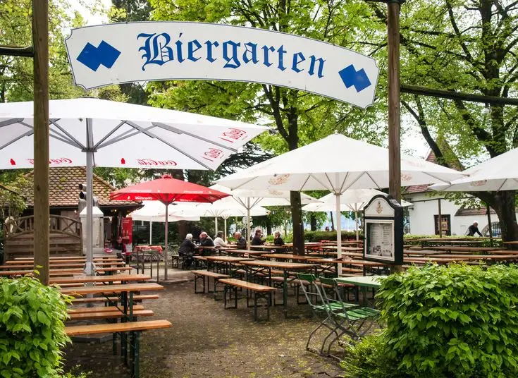 schöner biergarten in der nähe